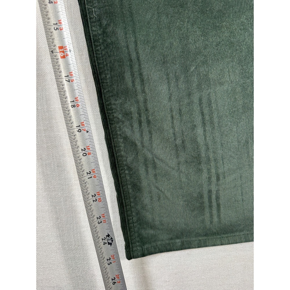 J.Crew Green Corduroy Wide Leg Patch Pocket Pants Womens 29 - Picture 8 of 8